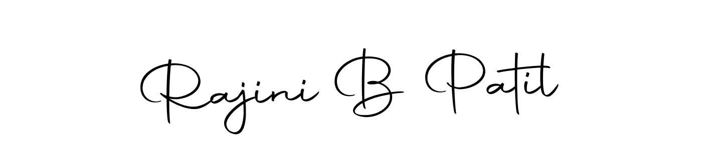 Make a beautiful signature design for name Rajini B Patil. With this signature (Autography-DOLnW) style, you can create a handwritten signature for free. Rajini B Patil signature style 10 images and pictures png