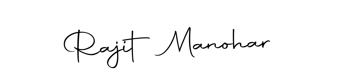 Autography-DOLnW is a professional signature style that is perfect for those who want to add a touch of class to their signature. It is also a great choice for those who want to make their signature more unique. Get Rajit Manohar name to fancy signature for free. Rajit Manohar signature style 10 images and pictures png