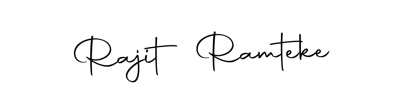 How to make Rajit Ramteke signature? Autography-DOLnW is a professional autograph style. Create handwritten signature for Rajit Ramteke name. Rajit Ramteke signature style 10 images and pictures png