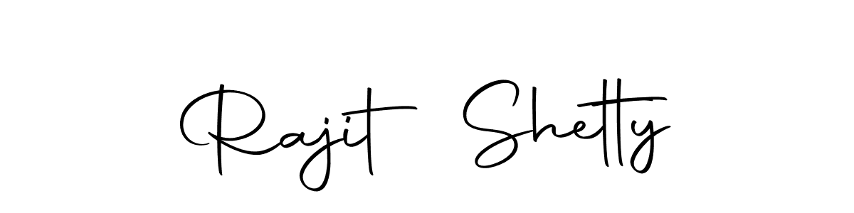 Design your own signature with our free online signature maker. With this signature software, you can create a handwritten (Autography-DOLnW) signature for name Rajit Shetty. Rajit Shetty signature style 10 images and pictures png