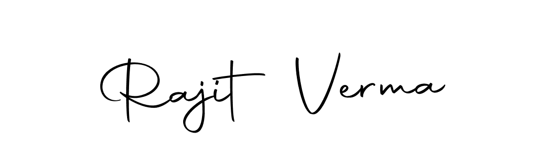 It looks lik you need a new signature style for name Rajit Verma. Design unique handwritten (Autography-DOLnW) signature with our free signature maker in just a few clicks. Rajit Verma signature style 10 images and pictures png