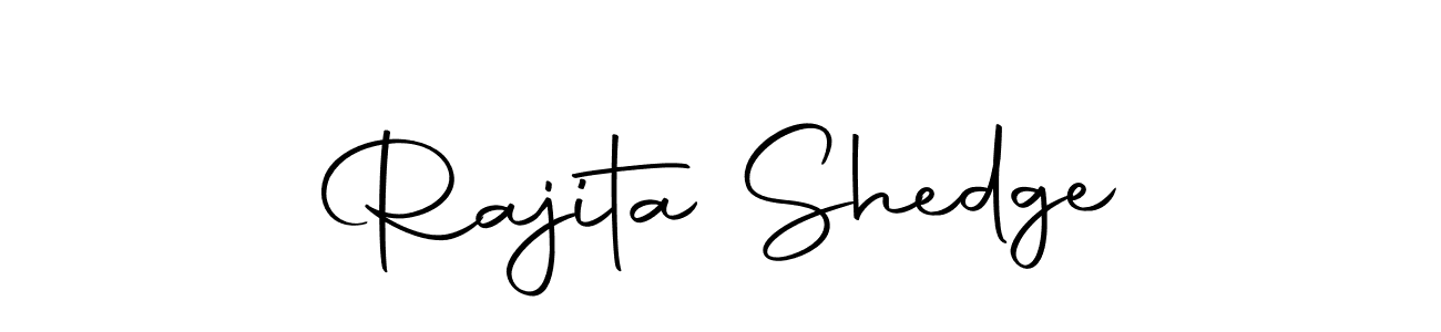 Create a beautiful signature design for name Rajita Shedge. With this signature (Autography-DOLnW) fonts, you can make a handwritten signature for free. Rajita Shedge signature style 10 images and pictures png