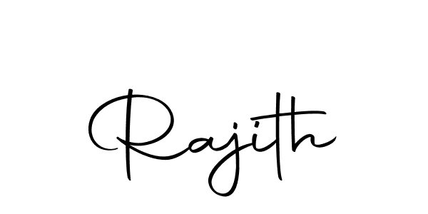 Make a beautiful signature design for name Rajith. Use this online signature maker to create a handwritten signature for free. Rajith signature style 10 images and pictures png