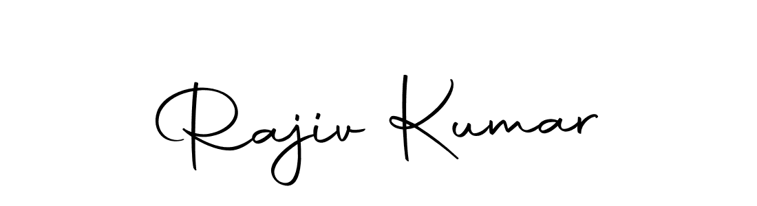 How to make Rajiv Kumar name signature. Use Autography-DOLnW style for creating short signs online. This is the latest handwritten sign. Rajiv Kumar signature style 10 images and pictures png