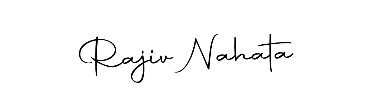 Design your own signature with our free online signature maker. With this signature software, you can create a handwritten (Autography-DOLnW) signature for name Rajiv Nahata. Rajiv Nahata signature style 10 images and pictures png