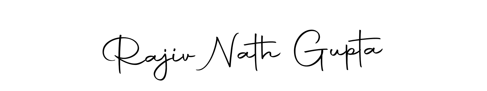 Create a beautiful signature design for name Rajiv Nath Gupta. With this signature (Autography-DOLnW) fonts, you can make a handwritten signature for free. Rajiv Nath Gupta signature style 10 images and pictures png