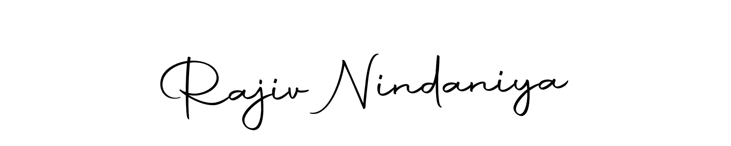 You can use this online signature creator to create a handwritten signature for the name Rajiv Nindaniya. This is the best online autograph maker. Rajiv Nindaniya signature style 10 images and pictures png
