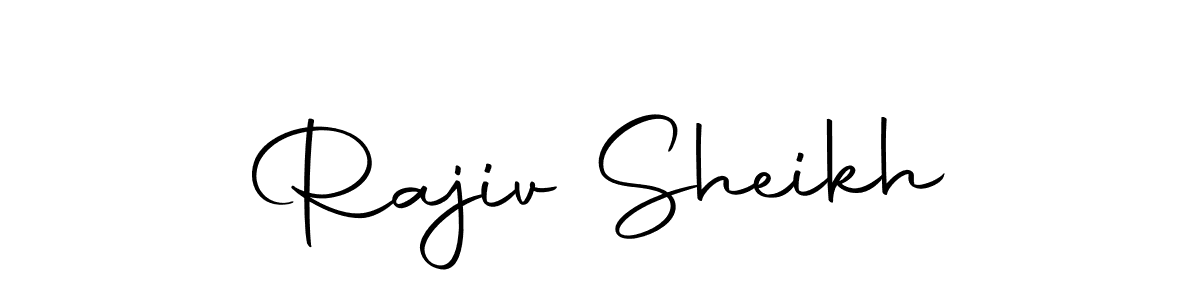 Rajiv Sheikh stylish signature style. Best Handwritten Sign (Autography-DOLnW) for my name. Handwritten Signature Collection Ideas for my name Rajiv Sheikh. Rajiv Sheikh signature style 10 images and pictures png