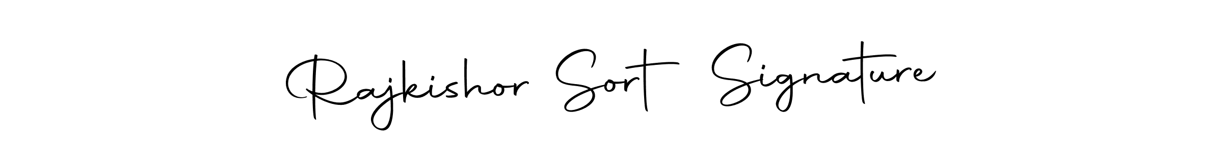 Design your own signature with our free online signature maker. With this signature software, you can create a handwritten (Autography-DOLnW) signature for name Rajkishor Sort Signature. Rajkishor Sort Signature signature style 10 images and pictures png