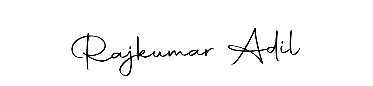 Rajkumar Adil stylish signature style. Best Handwritten Sign (Autography-DOLnW) for my name. Handwritten Signature Collection Ideas for my name Rajkumar Adil. Rajkumar Adil signature style 10 images and pictures png