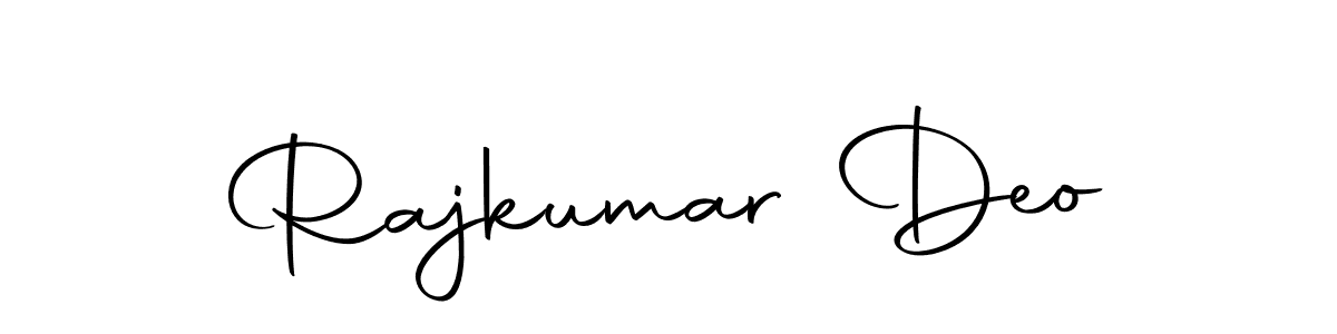 The best way (Autography-DOLnW) to make a short signature is to pick only two or three words in your name. The name Rajkumar Deo include a total of six letters. For converting this name. Rajkumar Deo signature style 10 images and pictures png