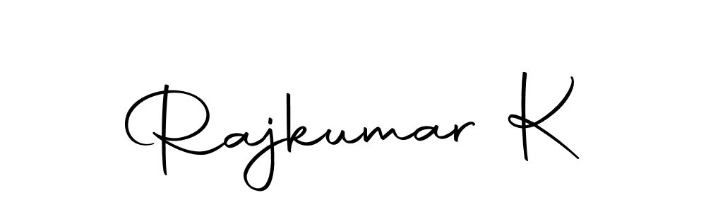 Design your own signature with our free online signature maker. With this signature software, you can create a handwritten (Autography-DOLnW) signature for name Rajkumar K. Rajkumar K signature style 10 images and pictures png