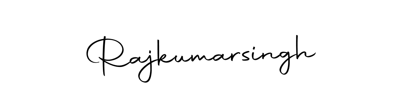 How to make Rajkumarsingh name signature. Use Autography-DOLnW style for creating short signs online. This is the latest handwritten sign. Rajkumarsingh signature style 10 images and pictures png