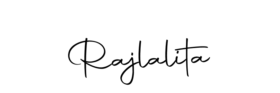 The best way (Autography-DOLnW) to make a short signature is to pick only two or three words in your name. The name Rajlalita include a total of six letters. For converting this name. Rajlalita signature style 10 images and pictures png