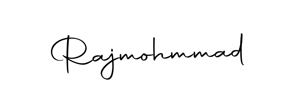 How to make Rajmohmmad name signature. Use Autography-DOLnW style for creating short signs online. This is the latest handwritten sign. Rajmohmmad signature style 10 images and pictures png
