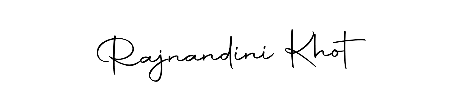 You can use this online signature creator to create a handwritten signature for the name Rajnandini Khot. This is the best online autograph maker. Rajnandini Khot signature style 10 images and pictures png