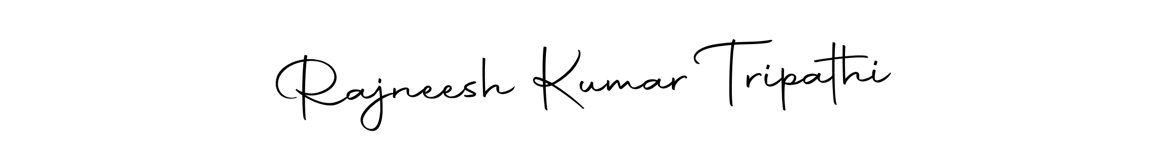 How to make Rajneesh Kumar Tripathi name signature. Use Autography-DOLnW style for creating short signs online. This is the latest handwritten sign. Rajneesh Kumar Tripathi signature style 10 images and pictures png