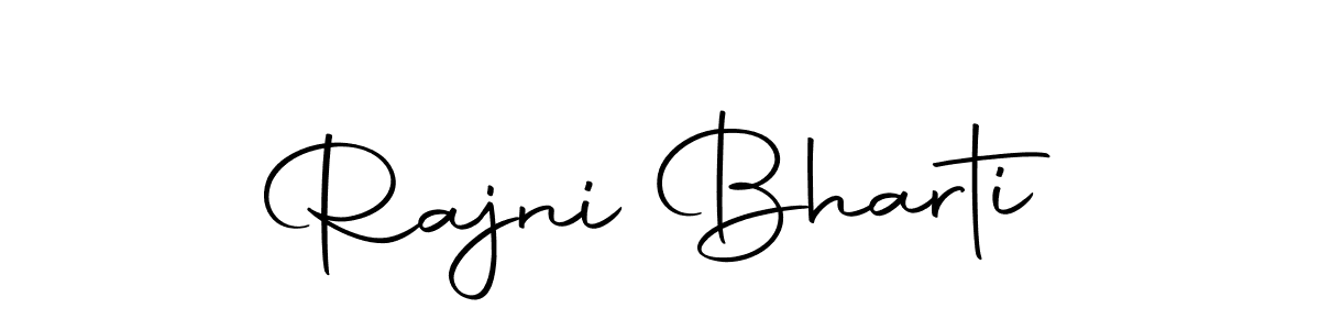 You can use this online signature creator to create a handwritten signature for the name Rajni Bharti. This is the best online autograph maker. Rajni Bharti signature style 10 images and pictures png