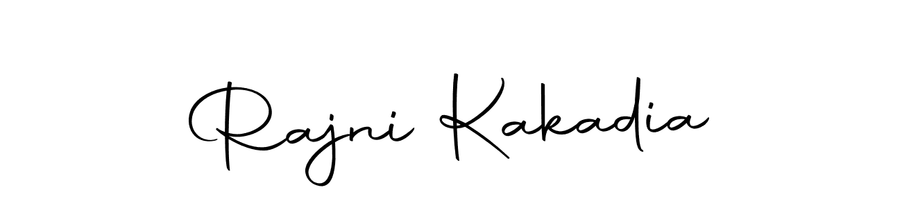 Make a beautiful signature design for name Rajni Kakadia. With this signature (Autography-DOLnW) style, you can create a handwritten signature for free. Rajni Kakadia signature style 10 images and pictures png