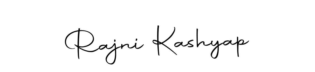 Make a beautiful signature design for name Rajni Kashyap. With this signature (Autography-DOLnW) style, you can create a handwritten signature for free. Rajni Kashyap signature style 10 images and pictures png