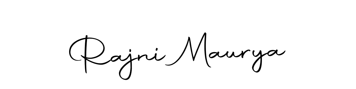 Design your own signature with our free online signature maker. With this signature software, you can create a handwritten (Autography-DOLnW) signature for name Rajni Maurya. Rajni Maurya signature style 10 images and pictures png