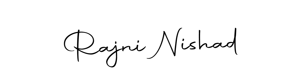 Use a signature maker to create a handwritten signature online. With this signature software, you can design (Autography-DOLnW) your own signature for name Rajni Nishad. Rajni Nishad signature style 10 images and pictures png