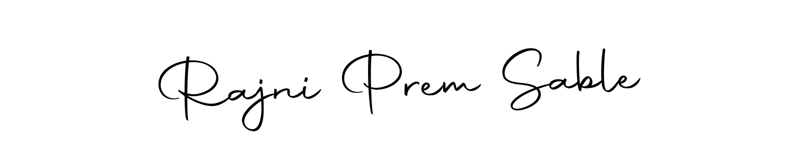 Use a signature maker to create a handwritten signature online. With this signature software, you can design (Autography-DOLnW) your own signature for name Rajni Prem Sable. Rajni Prem Sable signature style 10 images and pictures png
