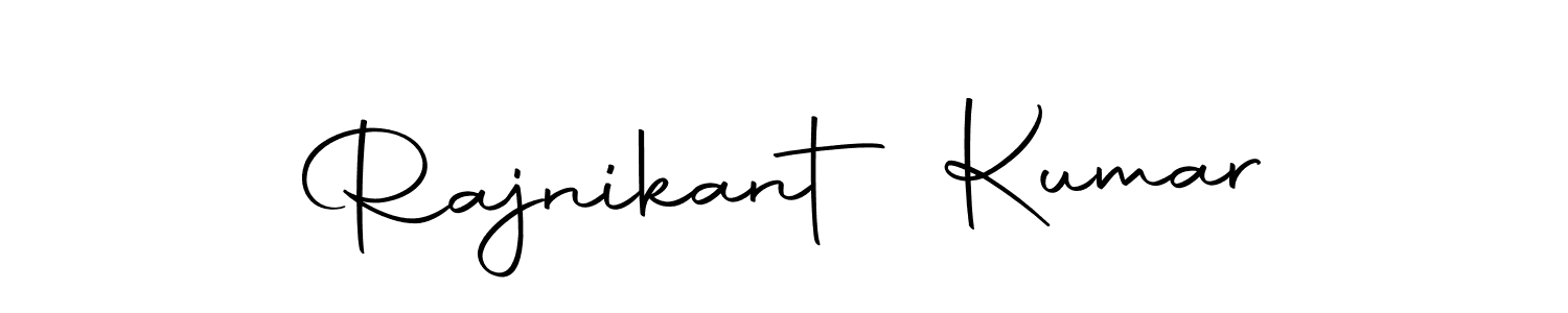 How to make Rajnikant Kumar name signature. Use Autography-DOLnW style for creating short signs online. This is the latest handwritten sign. Rajnikant Kumar signature style 10 images and pictures png