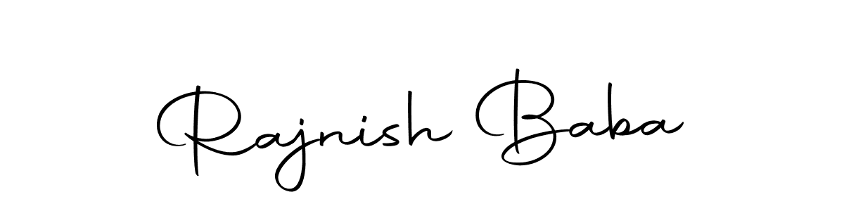 Use a signature maker to create a handwritten signature online. With this signature software, you can design (Autography-DOLnW) your own signature for name Rajnish Baba. Rajnish Baba signature style 10 images and pictures png