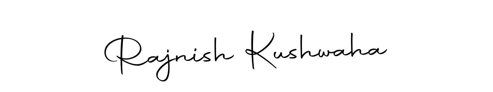 Make a beautiful signature design for name Rajnish Kushwaha. Use this online signature maker to create a handwritten signature for free. Rajnish Kushwaha signature style 10 images and pictures png