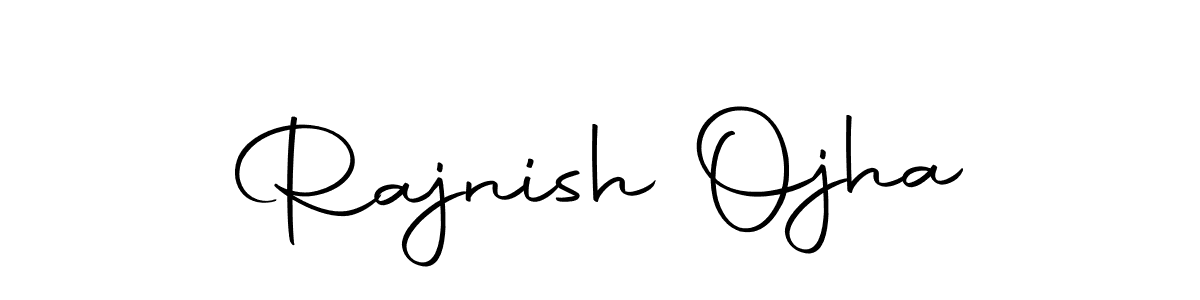 Make a beautiful signature design for name Rajnish Ojha. Use this online signature maker to create a handwritten signature for free. Rajnish Ojha signature style 10 images and pictures png