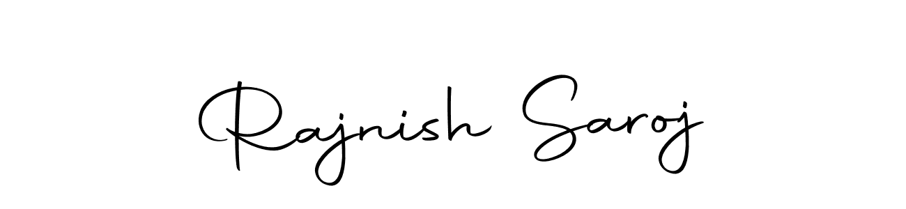 It looks lik you need a new signature style for name Rajnish Saroj. Design unique handwritten (Autography-DOLnW) signature with our free signature maker in just a few clicks. Rajnish Saroj signature style 10 images and pictures png