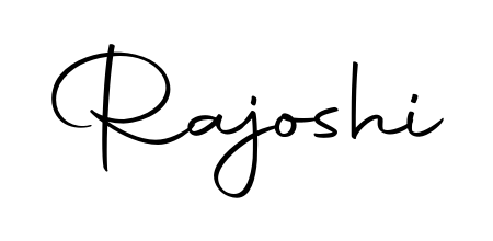 Make a beautiful signature design for name Rajoshi. Use this online signature maker to create a handwritten signature for free. Rajoshi signature style 10 images and pictures png
