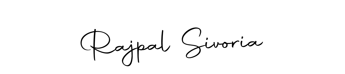 How to make Rajpal Sivoria name signature. Use Autography-DOLnW style for creating short signs online. This is the latest handwritten sign. Rajpal Sivoria signature style 10 images and pictures png