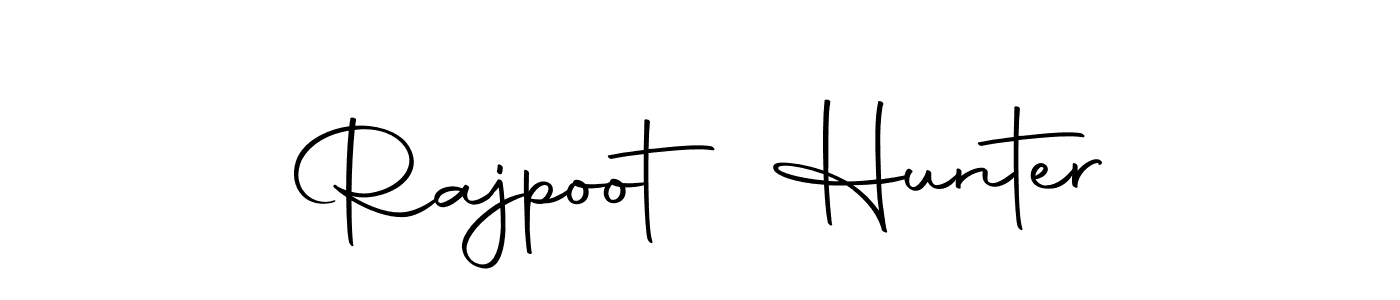 Design your own signature with our free online signature maker. With this signature software, you can create a handwritten (Autography-DOLnW) signature for name Rajpoot Hunter. Rajpoot Hunter signature style 10 images and pictures png