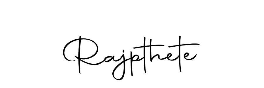 You should practise on your own different ways (Autography-DOLnW) to write your name (Rajpthete) in signature. don't let someone else do it for you. Rajpthete signature style 10 images and pictures png