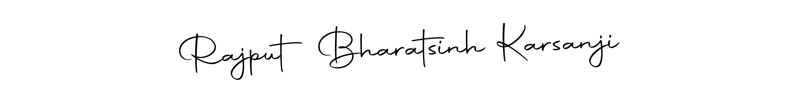 You should practise on your own different ways (Autography-DOLnW) to write your name (Rajput Bharatsinh Karsanji) in signature. don't let someone else do it for you. Rajput Bharatsinh Karsanji signature style 10 images and pictures png