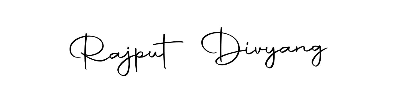 Use a signature maker to create a handwritten signature online. With this signature software, you can design (Autography-DOLnW) your own signature for name Rajput Divyang. Rajput Divyang signature style 10 images and pictures png