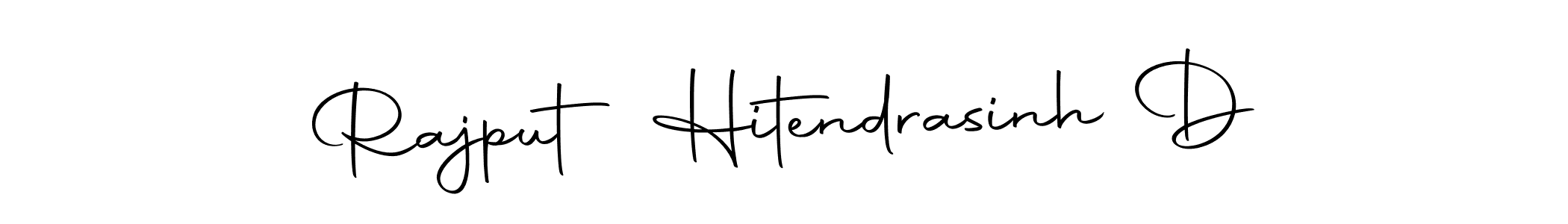 Rajput Hitendrasinh D stylish signature style. Best Handwritten Sign (Autography-DOLnW) for my name. Handwritten Signature Collection Ideas for my name Rajput Hitendrasinh D. Rajput Hitendrasinh D signature style 10 images and pictures png