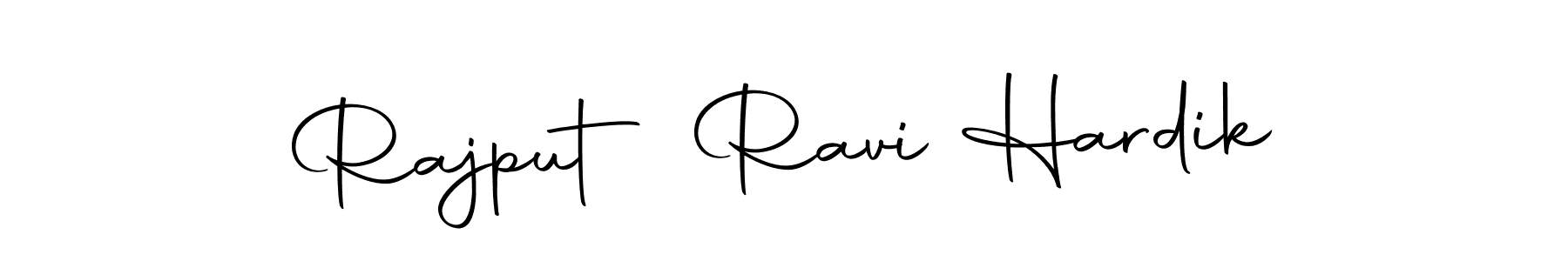 Similarly Autography-DOLnW is the best handwritten signature design. Signature creator online .You can use it as an online autograph creator for name Rajput Ravi Hardik. Rajput Ravi Hardik signature style 10 images and pictures png