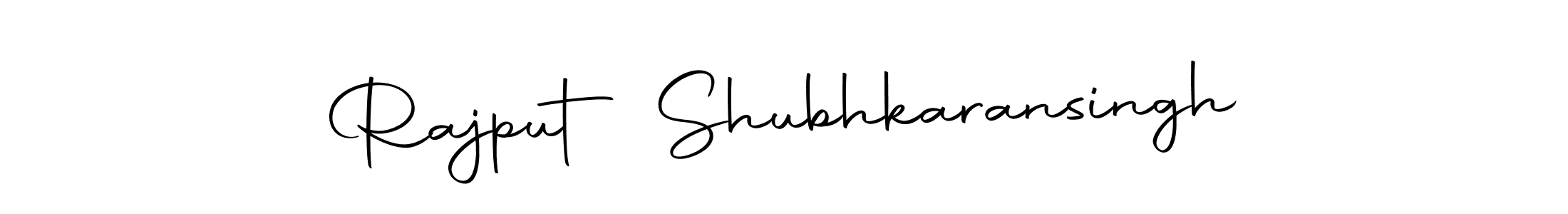 Use a signature maker to create a handwritten signature online. With this signature software, you can design (Autography-DOLnW) your own signature for name Rajput Shubhkaransingh. Rajput Shubhkaransingh signature style 10 images and pictures png