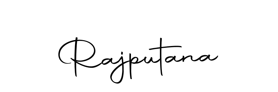 Use a signature maker to create a handwritten signature online. With this signature software, you can design (Autography-DOLnW) your own signature for name Rajputana. Rajputana signature style 10 images and pictures png