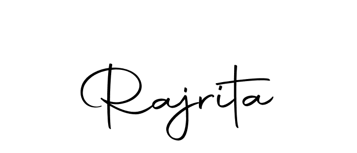 Create a beautiful signature design for name Rajrita. With this signature (Autography-DOLnW) fonts, you can make a handwritten signature for free. Rajrita signature style 10 images and pictures png