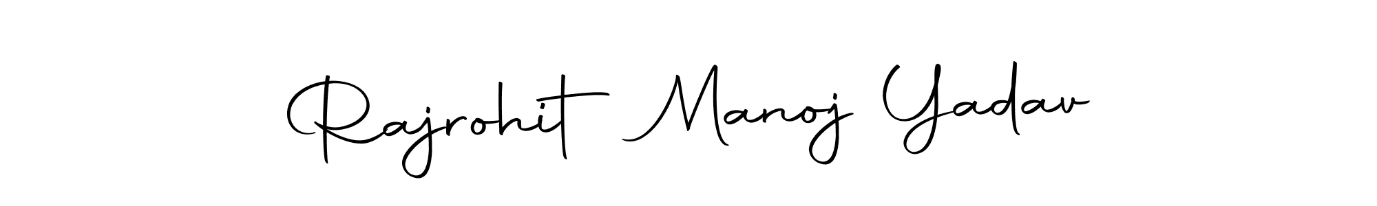 Also You can easily find your signature by using the search form. We will create Rajrohit Manoj Yadav name handwritten signature images for you free of cost using Autography-DOLnW sign style. Rajrohit Manoj Yadav signature style 10 images and pictures png