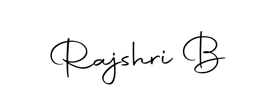 Rajshri B stylish signature style. Best Handwritten Sign (Autography-DOLnW) for my name. Handwritten Signature Collection Ideas for my name Rajshri B. Rajshri B signature style 10 images and pictures png