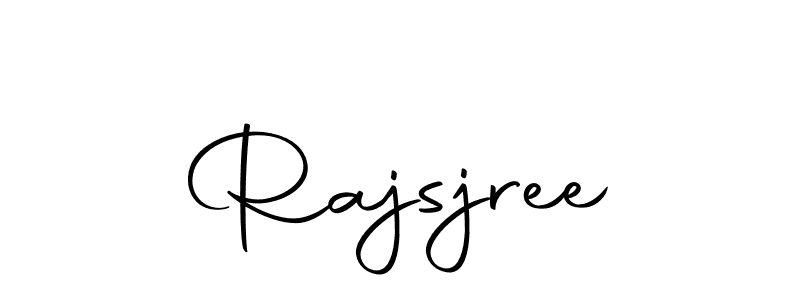 The best way (Autography-DOLnW) to make a short signature is to pick only two or three words in your name. The name Rajsjree include a total of six letters. For converting this name. Rajsjree signature style 10 images and pictures png