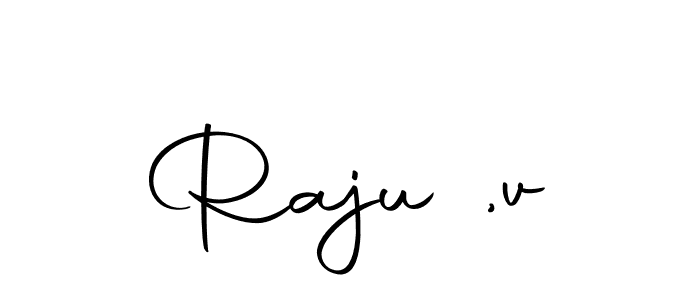 Also You can easily find your signature by using the search form. We will create Raju ,v name handwritten signature images for you free of cost using Autography-DOLnW sign style. Raju ,v signature style 10 images and pictures png