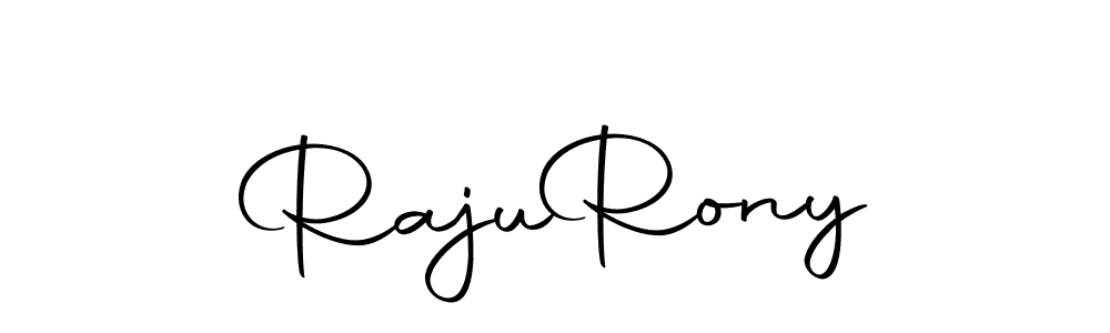 The best way (Autography-DOLnW) to make a short signature is to pick only two or three words in your name. The name Raju  Rony include a total of six letters. For converting this name. Raju  Rony signature style 10 images and pictures png