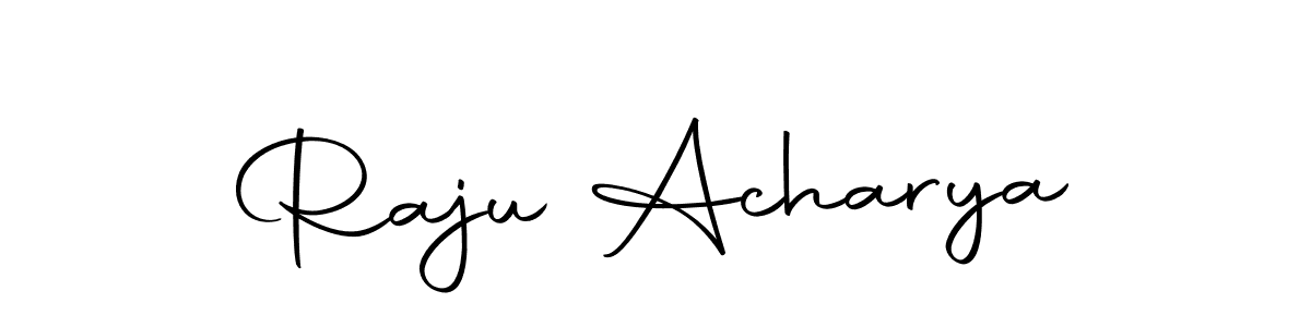 Use a signature maker to create a handwritten signature online. With this signature software, you can design (Autography-DOLnW) your own signature for name Raju Acharya. Raju Acharya signature style 10 images and pictures png