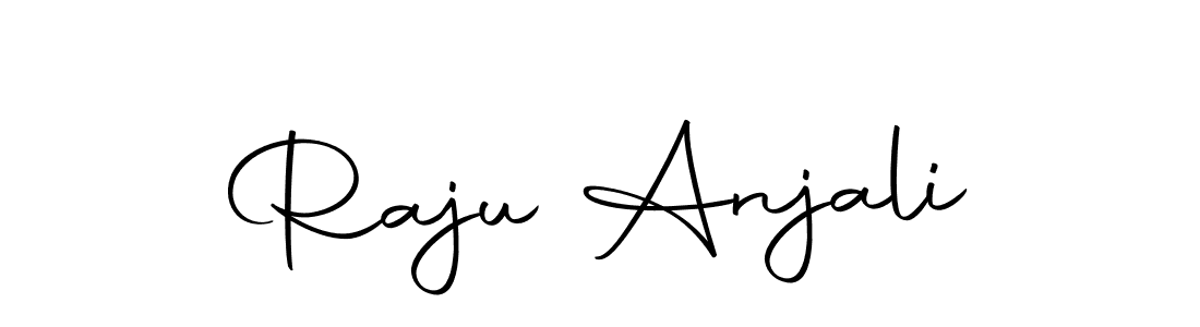 Raju Anjali stylish signature style. Best Handwritten Sign (Autography-DOLnW) for my name. Handwritten Signature Collection Ideas for my name Raju Anjali. Raju Anjali signature style 10 images and pictures png